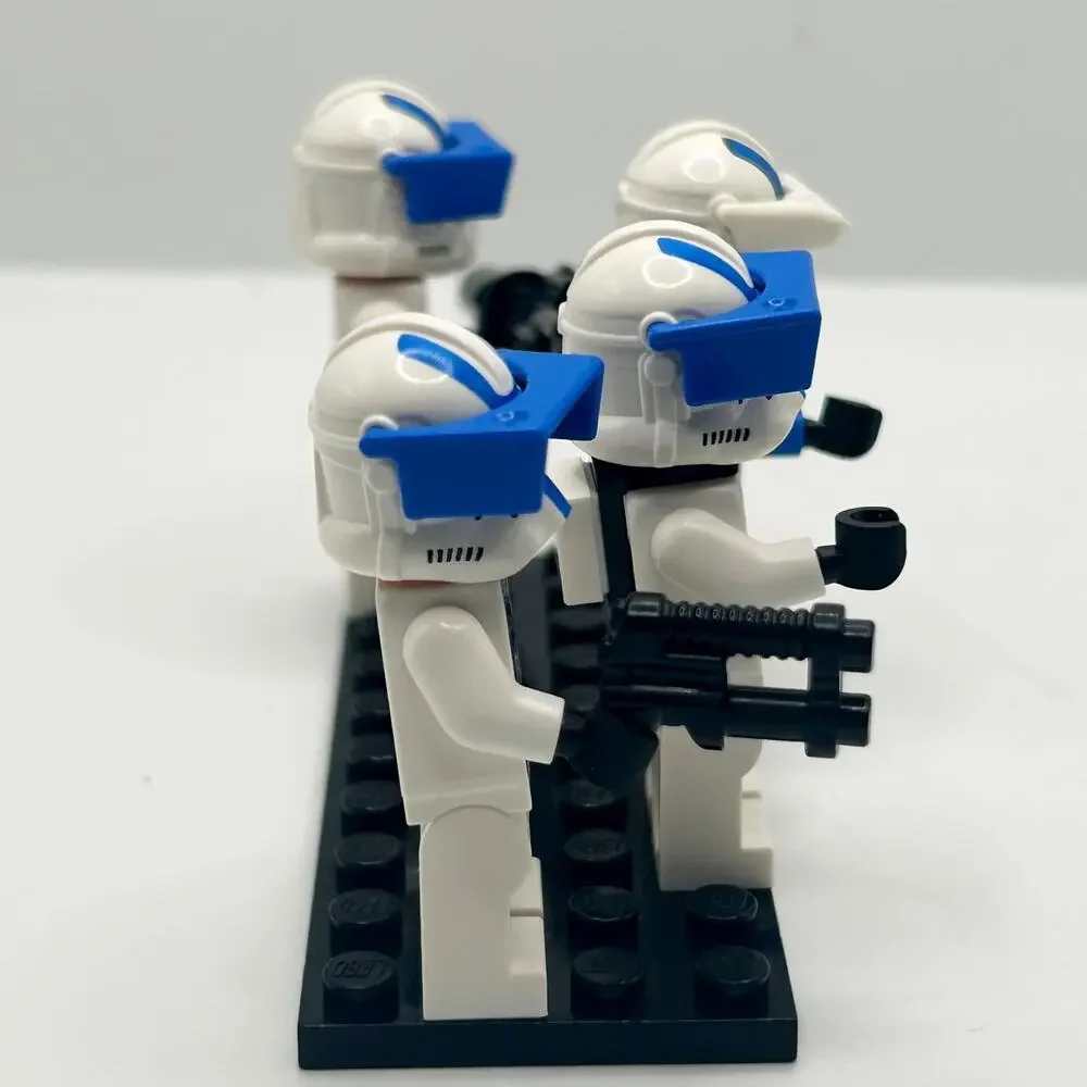 Lego Star Wars Clone Wars 501st Clone Trooper 4 Pack Minifigures EUC